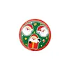 Broche de distintivo de Natal em desenho animado, distintivo de decoração de recompensa de Natal para crianças, distintivo fofo de alta aparência, pequeno presente