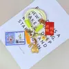 Ouro Puro 999 Masculino e Feminino Estiloso Criativo Tendência Joia Pingente Fofo e Requintado Presente para Amigos Atacado