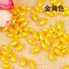 Perlas Púrpuras Grandes Individuales para Buda 12 mm Perlas de Imitación abs Perlas Sueltas Accesorios Hechos a Mano Perlas Granos de Arroz Espigas de Trigo