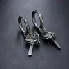 Pendientes de Acero de Titanio en Forma de Cruz para Hombres y Mujeres, Elegantes Pinzas para Orejas y Accesorios, Modernas Brazaletes para Orejas de Acero de Titanio