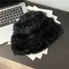 Chapéu de Lã Plush Outono e Inverno Estilo Coreano Versátil Aconchegante Proteção contra Frio Chapéu com Proteção para Orelhas Circunferência Craniana Grande Chapéu de Tricô