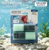 Comedero de plástico para loros Suministros para pájaros Taza de comida para jaula de pájaros Ventilación Tanque de peces Betta Filtro de agua Comedero