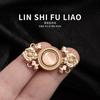Botones de Flor de Peonía Doble de Nácar para Hanfu, Botones Cosidos a Mano para Capa Estilo Dinastías Ming y Song, Botones Decorativos para Camisa Cardigan Estilo Chino