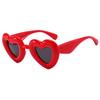 Novo estilo personalizado moda amor inflável engraçado óculos de sol ins internet celebridade mesmo estilo high-end moda all-match óculos de sol