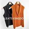 Nueva Serie Plisada Japonesa y Coreana Ropa Casual de Alta Calidad Falso Dos Piezas Chaleco de Manga Corta para Mujer