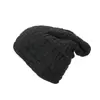 Chapéu de Tricô com Gola Alta de Veludo Espesso Chenille de Camada Dupla Europeu e Americano para Homens e Mulheres, Chapéu de Esqui para Exterior, Chapéu de Tricô para Confinamento
