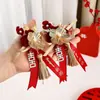 Lapelas de dragão e fênix para casamento, conjunto completo para noivo, noiva e pais, um conjunto de broches de casamento, suprimentos para preparação de casamento