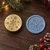 Novo Selo de Cera para Festival de Natal Cabeça de Cobre 2,5 cm Selo para Lacrar Diário Envelope Latão Sólido Gravado