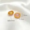 Retenção de Cor Alta Método Antigo Areia Dourada Diamante Incrustado em Ouro Contas Espaçadoras com Contas Pingente Solto DIY Manual Pulseira Pingente de Franja Acessórios