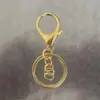 Llavero con Cierre de Langosta Colgante de Cuentas de Muñeca Juego de Tres Piezas con Cierre de Langosta Cadena de Cuatro Secciones Llavero con Cierre de Ocho Accesorios