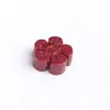 Acessórios de Cinábrio flor lótus de neve rosa contas espalhadas gota pequena cordão trançado à mão DIY material para pulseira