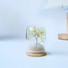 Árvore de Cristal Natural Transfronteiriça, Flor Eterna, Cobertura de Vidro, Árvore da Fortuna de Cristal, Pilar de Cristal, Aglomerado de Cristal, Enfeites de Decoração para Casa