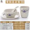Louça de melamina loja de hot pot conjunto mesa quatro peças imitação de porcelana plástico suit de louça de hotel hotel criativo estilo japonês comercial