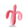 Cepillo de dientes de tortuga de silicona suave para bebés Cepillo de dientes de silicona para bebés Cepillo de dientes de silicona para niños