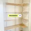 Suporte de Coluna Espessada Laminado Preto e Branco Suporte de Vidro Placa de Madeira Suporte de Estante Rack de Exibição Acessórios