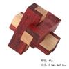 Madera de Haya Candado Kongming Boutique Juguetes de Madera para Niños Ocio Educativo para Adultos Juguetes de Desmontaje Candado de Madera Luban