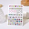 Manicura de rosa popular en línea japonesa caricatura de dopamina chica bidimensional colorido estrella de amor joya para uñas