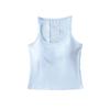 Lujuria Pura Chica Caliente Sexy Encaje Recortado Camisola para Mujer 2025 Nuevo Estilo Top Ajustado sin Espalda con Almohadillas para el Busto