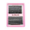 Pestañas Postizas en Racimo DIY Puntas Finas Estilo Europeo y Americano Amazon Libro de Pestañas 60D Cabello Termofusible 640 Racimos Gran Capacidad