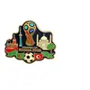 Insignia Broche Logo Emblema Copa Mundial 2026 de América, Canadá y México Insignia Insignia Broche Merchandising de Fútbol Souvenir Regalo Fabricante