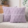 Funda de Cojín Geométrica Acolchada Almohada de Dormitorio Almohada para Cabecera Cojín Decorativo para Sofá Funda de Almohada Acolchada Almohada Lumbar Material de Peluche