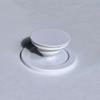 Soporte de teléfono móvil magnético negro y blanco transparente MagSafe con airbag, soporte telescópico desmontable para teléfono móvil perezoso con airbag