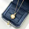 Colar Corrente Curta Versátil Clavícula com Pingente de Pérola Dourado e Prateado Elegante Clássico Europeu e Americano Joias Femininas