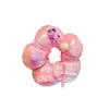 Anillo para el cabello de flor dulce para niños Tridimensional Lindo Anillo de intestino grueso para niñas Cuerda para el cabello de bola para niñas Accesorios para el cabello de cola de caballo