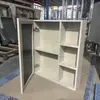 Gabinete de Espejo para Baño de Aleación de Aluminio Montado en la Pared Pequeño Gabinete de Espejo para Lavabo de Baño Almacenamiento Separado Gabinete de Espejo Integrado