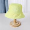 Sombrero de Pescador para Niños Otoño e Invierno Nuevo Sombrero de Imitación de Piel de Conejo Comercio Exterior Transfronterizo Sombrero de Felpa Tipo Cubo Versátil A prueba de Frío Cálido Sombrero de Lana