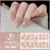 Nuevo Adhesivo para Uñas Sin Hornear Flor Mariposa Impermeable Parche Adhesivo para Uñas Adhesivo Completo Verano Calcomanía de Película para Esmalte de Uñas