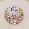 Colgante Colgante de Dibujos Animados Sanrio Pochacco Piezas en Relieve Accesorios Hechos a Mano DIY Cadena para Teléfono Cadena para Bolso Llavero Piezas
