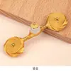 Cheongsam Vintage Botón de Flor de Rosa con Perla de Jade Tejido a Mano Camisa Clásica Ropa Exquisita para Mujer Botón Decorativo