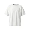 Camiseta de Manga Corta con Estampado de Graffiti Americano Tendencia Nacional Original Blackeden Letras Reflectantes para Hombres y Mujeres Tops de Pareja Verano