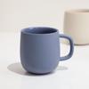 Punto estilo ins transfronterizo azul gris porcelana cerámica vajilla tazón para el hogar taza juego de cinco piezas alto