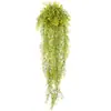 Simulação Golden Bell Willow Wall Hanging Rattan Flower Vine Fake Flower Vine Sala de estar Wall Hanging Wall Plastic Flower Fake Flower Green Plant
