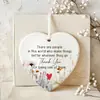Bestseller transfronterizo Decoración de Amistad en Forma de Corazón Adorno de amistad acrílico 2D