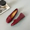 Versión en stock~Zapatos planos estilo pequeño Chanel francés de boca poco profunda 2026 estilo nuevo para combinar con faldas zapatos planos que no cansan los pies mocasines.