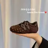 Sapatos Infantis QQO 2026 Outono Novo Sapatinhos Mary Jane de Bolinhas Tênis de Treino Estilo Coreano Sapatos Casuais para Meninas