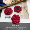 Camélia Rosa Patch para Roupas DIY Terno Saia Broche Acessórios de Cabelo Presilhas de Cabelo Sapato Chapéu Acessórios de Decoração