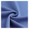 TecidoJacquard Texturizado Poliéster-Elastano com Malha Waffle 210g, Tecido de Malha Casual para Top Camiseta Elástico e Respirável