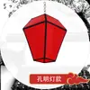Linternas de piel de oveja estilo chino, linternas Kongming, linternas de melón de invierno estilo antiguo para decoraciones de bodas y restaurantes de hot pot, linternas rectangulares de forma especial