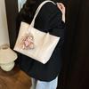 Bolsa Tote Grande de Cor Contrastante Moda Feminina 2025 Nova Versátil Couro Macio Cor Sólida Bolsa de Ombro para o Dia a Dia