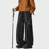 Pantalones Casuales de Senderismo de Verano de Moda para Hombre Estilo Hasselblad, Pantalones Deportivos Versátiles de Pierna Ancha, Pantalones Sueltos de Longitud Completa Estilo High Street
