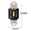 Luz de lectura para coche LED doble punta 1860 brillante 31MM 36MM luz de techo luz de matrícula luz de compartimento de coche luz de decodificación