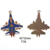 [Original] Nuevo Escudo de Aeronave Submarino Goteo de Aceite Aleación Accesorios Pulsera Collar Accesorios de Joyería