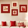 Valoración de una Pintura Decorativa de Caballo Atractor de Fortuna para la Sala de Estar, con Buen Simbolismo de Año Nuevo, que Significa "Hazte Rico Pronto." Pintura para Colgar para Proyecto de Restaurante, Hotel