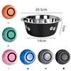 Tazón de Acero Inoxidable para Perros Transfronterizo, Tazón de Comida, Antideslizante y Resistente a Caídas, Tazón para Beber Perros, Comedero de Acero Inoxidable para Perros Grandes y Gatitos