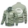 Jaqueta Masculina Casual Esportiva com Gola Alta e Zíper, Estampa de Carro Novo, Padrão de Comércio Exterior Transfronteiriço, Primavera e Outono 2021