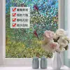 Película de Vidrio con Patrón Impreso a Color al por Mayor para Ventanas de Baño, Película Anti-Mirada para Puertas de Baño, Película de Privacidad